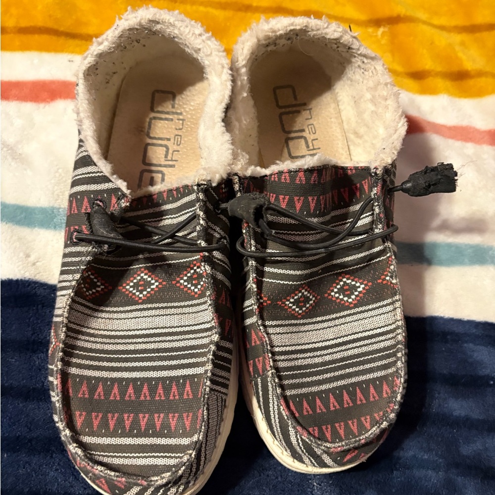 Hey Dude Patterned Slip-On Shoes